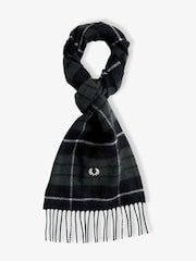 Fred Perry Lambswool Tartan Check Scarf - Image 2 of 3