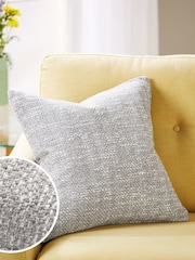 Grey 50 x 50cm Ashton Chenille Cushion - Image 1 of 4