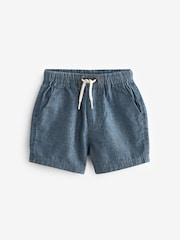 Classic Blues Pull On Shorts 3 Pack (3mths-7yrs) - Image 4 of 6