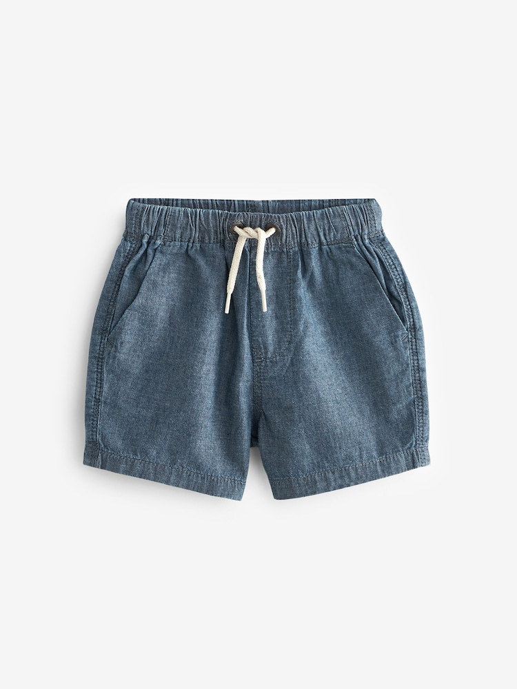 Bleu classique - Lot de 3 shorts à enfiler (3 mois à 7 ans) - Image 4 of 6