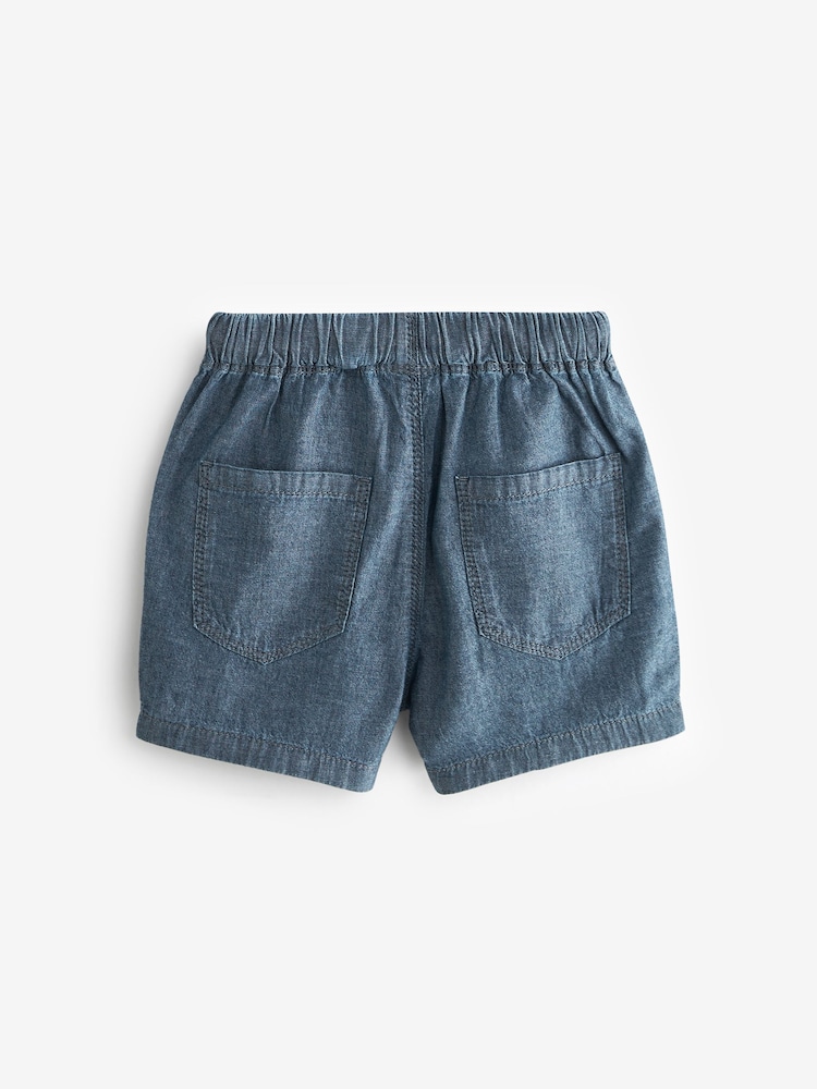 Bleu classique - Lot de 3 shorts à enfiler (3 mois à 7 ans) - Image 5 of 6