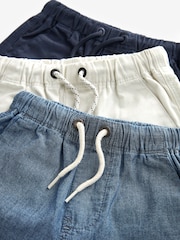 Classic Blues Pull On Shorts 3 Pack (3mths-7yrs) - Image 6 of 6