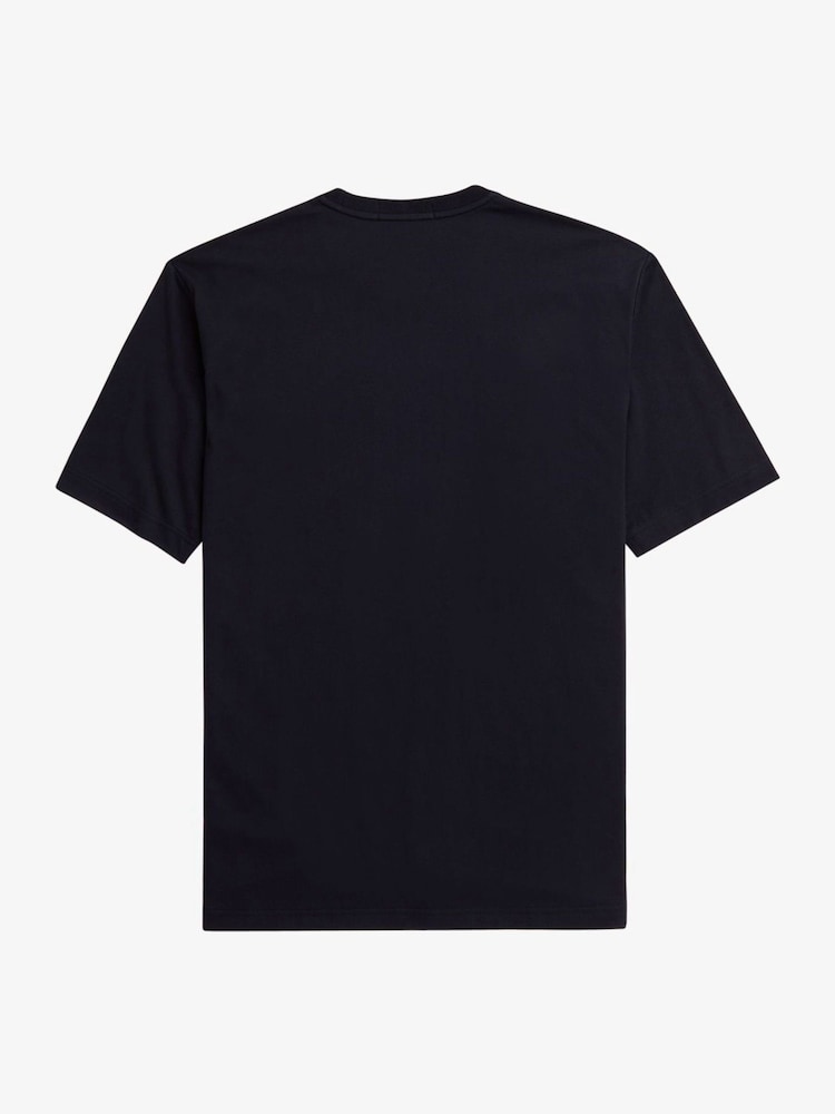 Fred Perry Navy 100% Cotton Woven Mesh Shirt Dress - Image 6 of 6 Fred Perry Navy 100% Cotton Woven Mesh Shirt Dress - Image 6 of 6