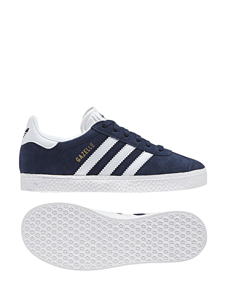 adidas gazelle silver green womens Adidas Gazelle 2 Big Kids' Shoes Blue-Black