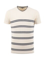 Weird Fish Fjord Pique Stripe Crew Neck T-Shirt - Imagen 6 de 7