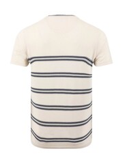 Weird Fish Fjord Pique Stripe Crew Neck T-Shirt - Imagen 7 de 7