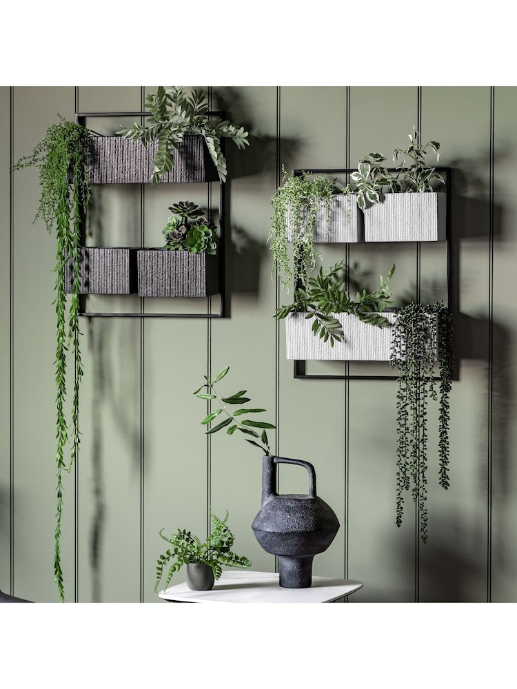 Gallery Home Grey Stone Hacienda Wall Planter - Image 2 of 6 Gallery Home Grey Stone Hacienda Wall Planter - Image 2 of 6