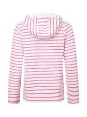 Weird Fish Pink Catalina Striped Full Zip Hoodie - Image 7 of 7