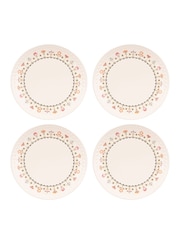 Cath Kidston Cream Painted Table Dinner Plates Set of 4 - Image 2 of 4