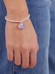 Peers Hardy Silver Stitch & Angel Pendant Expander Bracelet - Image 1 of 5