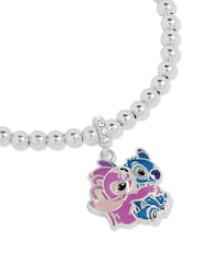 Peers Hardy Silver Stitch & Angel Pendant Expander Bracelet - Image 4 of 5