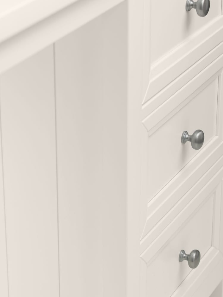 Julian Bowen Surf White Maine Dressing Table - Image 6 of 6