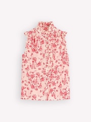 Boden Red Isabel Sleeveless Silk Top - Image 6 of 6
