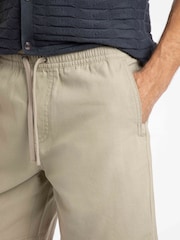 Weird Fish Cream Weston Relaxed Canvas Short - Image 4 of 7
