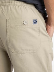 Weird Fish Cream Weston Relaxed Canvas Short - Image 5 of 7