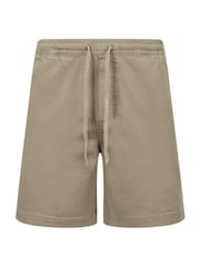 Weird Fish Cream Weston Relaxed Canvas Short - Image 6 of 7