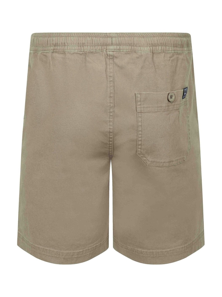 Weird Fish Cream Weston Relaxed Canvas Short - Image 7 of 7