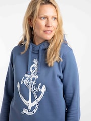 Weird Fish Topaz Branded Pop Over Hoodie - Imagen 4 de 6