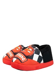 Character Black Disney Cars Fleece Printed Slippers - Image 2 of 5