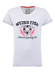 Weird Fish White South Shore Front Print Graphic T-Shirt - Image 5 of 6