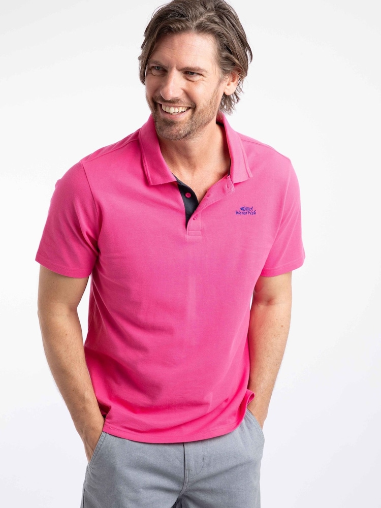 Weird Fish Miles Pique Polo Shirt - Larawan 1 ng 5