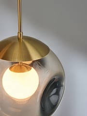 MADE.COM Grey Astrid Pendant Light - Image 2 of 3