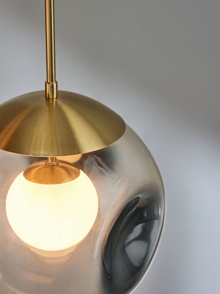 MADE.COM Grey Astrid Pendant Light - Image 2 of 3