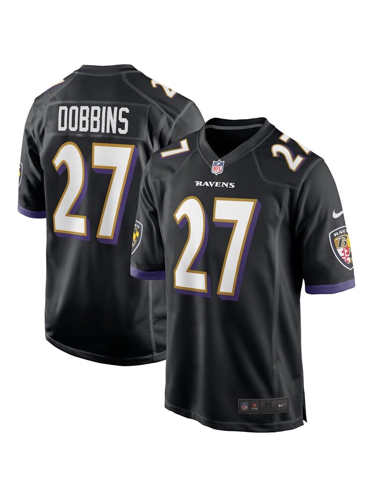 Nike Black NFL Baltimore Ravens Game Alternate Jersey - J.K. Dobbins - Image 1 of 3
