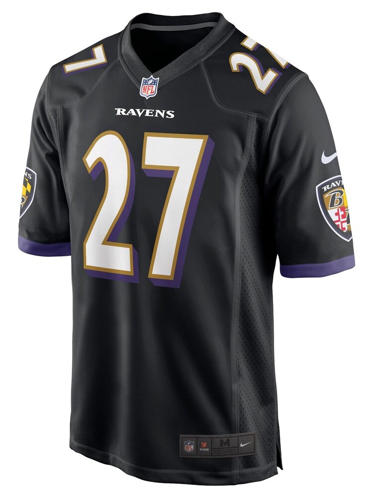 Nike Black NFL Baltimore Ravens Game Alternate Jersey - J.K. Dobbins - Image 2 of 3
