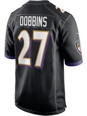Nike Black NFL Baltimore Ravens Game Alternate Jersey - J.K. Dobbins - Image 3 of 3