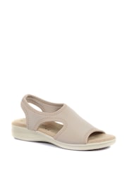 Pavers Natural Ladies Stretch Sandals - Image 3 of 6