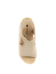 Pavers Natural Ladies Stretch Sandals - Image 5 of 6