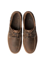 rjava - Loake Lymington Eyelet Boat čevlji - Slika 4 iz 6