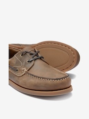 rjava - Loake Lymington Eyelet Boat čevlji - Slika 5 iz 6