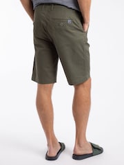 Weird Fish Green Rayburn Flat Front Shorts - Image 2 of 6
