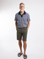 Weird Fish Green Rayburn Flat Front Shorts - Image 3 of 6