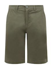 Weird Fish Green Rayburn Flat Front Shorts - Image 5 of 6