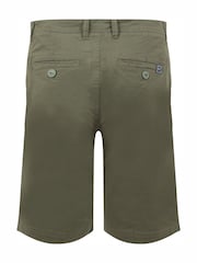 Weird Fish Green Rayburn Flat Front Shorts - Image 6 of 6