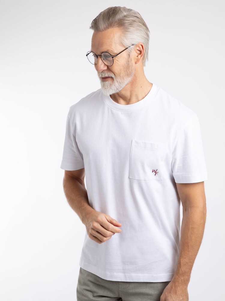 Weird Fish White Keaton Super Soft Pocket T-Shirt - Image 2 of 7