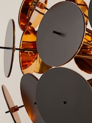 Searchlight Black/Gold Corona 3 Light Table Lamp - Image 3 of 3