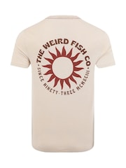 Weird Fish Natural Sun Beam Back Print Graphic T-Shirt - Image 6 of 6