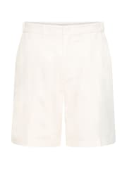 Casual Friday White Sarup Tailored Linen Blend Shorts - Image 5 of 5