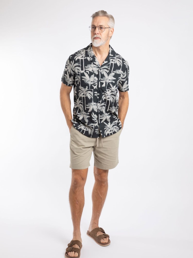 Weird Fish Holborn Printed Hawaiian Shirt - Imagen 1 de 6