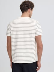 Casual Friday White Tangen Short Sleeve Crew Neck T-Shirt - Image 2 of 4