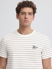 Casual Friday White Tangen Short Sleeve Crew Neck T-Shirt - Image 3 of 4