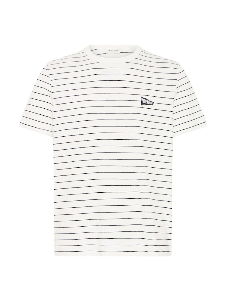 Casual Friday White Tangen Short Sleeve Crew Neck T-Shirt - Image 4 of 4