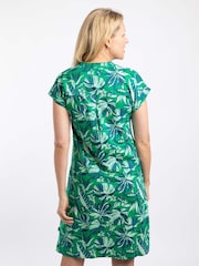 Weird Fish Suffolks Printed Jersey Dress - Imagen 3 de 7