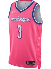 Nike Pink Washington Wizards City Edition Swingman Jersey 22 - Bradley Beal Unisex - Image 2 of 3