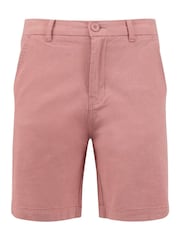 Weird Fish Pink Charleston Textured Chino Shorts - Image 6 of 7
