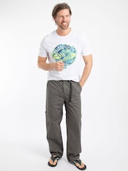 Weird Fish Grey Wade Ripstop Zip Off Trousers - Image 2 of 5